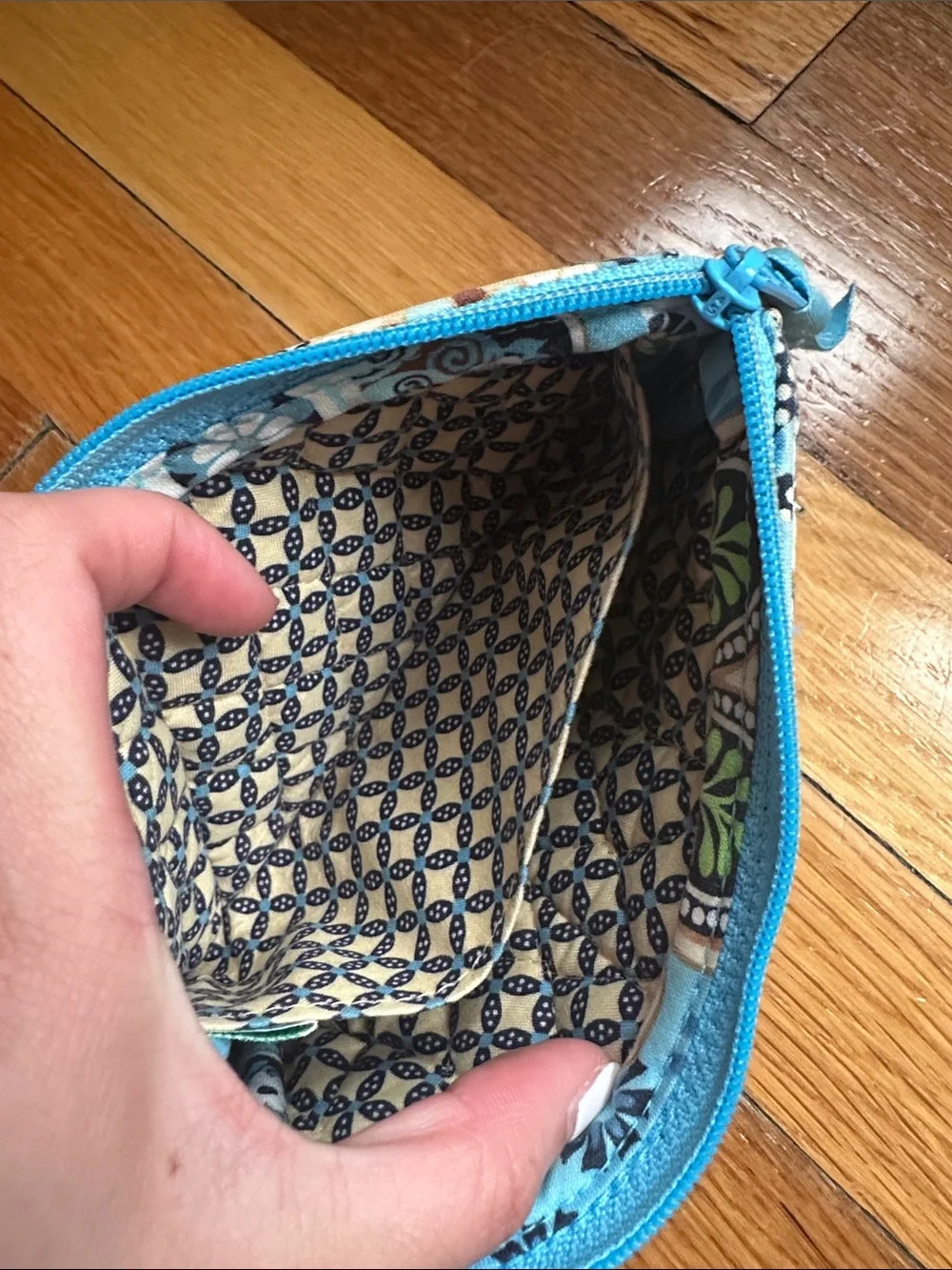 Vera Bradley Wristlet- Bali Blue